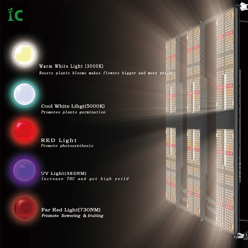 Efficient Samsung DIY Unit Plate Plant Growing Grow Lights Qb Full Spectrum Commercial-Scale Farming LED Grow Lights with IR/UVA/UVB