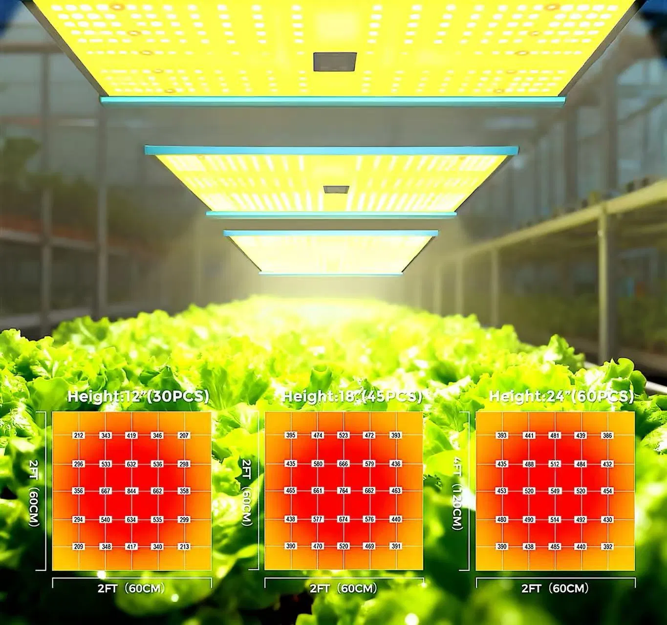 Dimmable Commercial Full Spectrum LED Plant Grow Light for Indoor Farm &amp; Greenhouse Lm301h