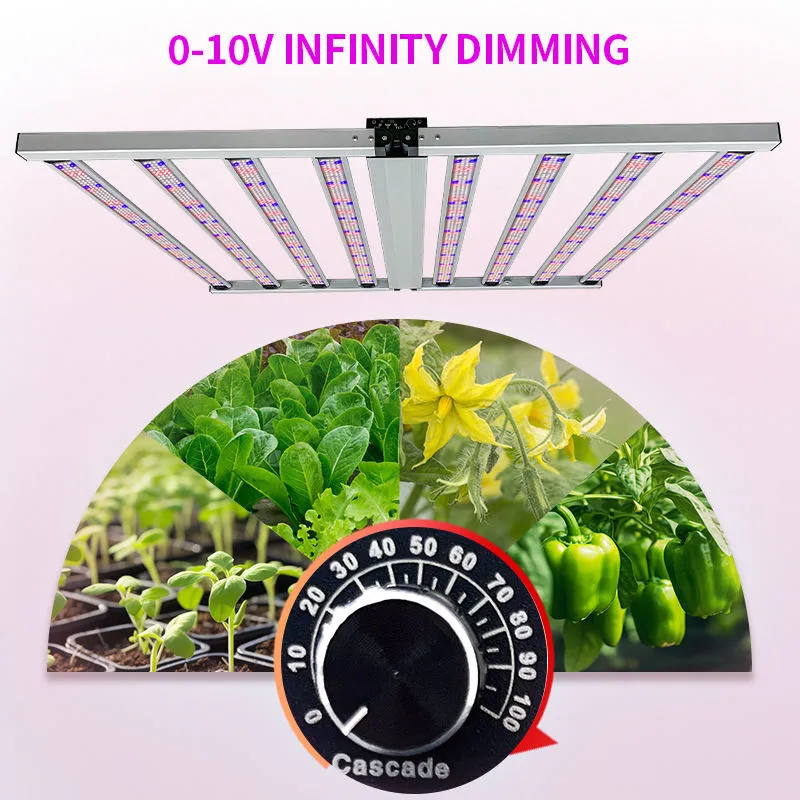 8 Bar LED Grow Light