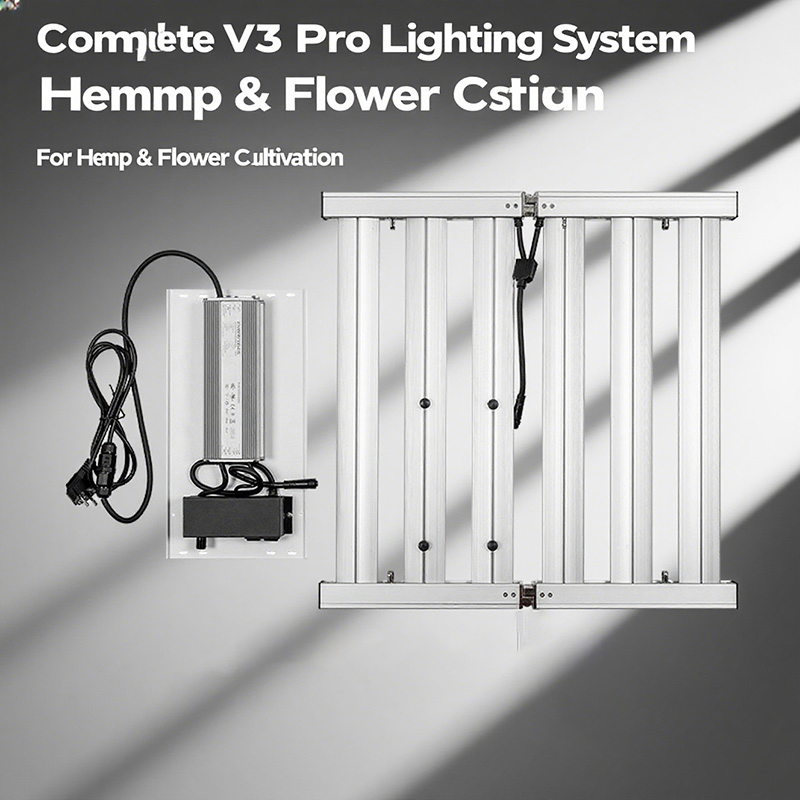 UV Plant Plant Growing V3 Factory 600W LED Vegetable for Seedlings Grow Lights Seed Starter Kit with High Intensity Discharge with 301b (RoHS)