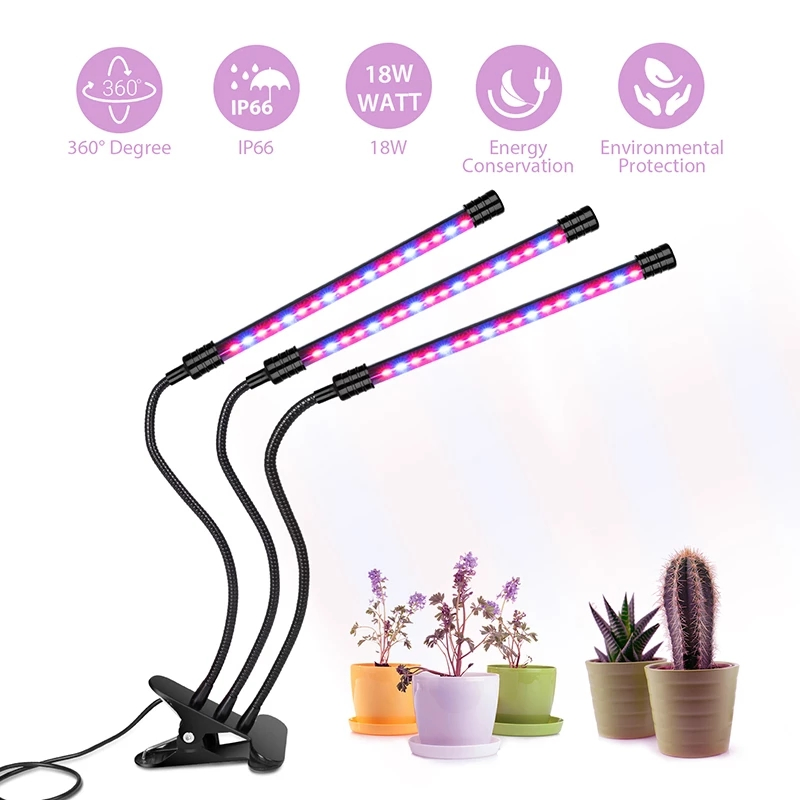 Three Ring Grow Light DC5V USB Phytolamp for Plants LED Full Spectrum Lamp for Indoor Plant Seedlings Home Flower Succulent