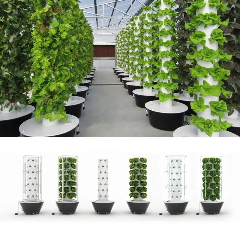 Vertical Farming Agriqulture Tower Hydropoincs System with Growing Lights