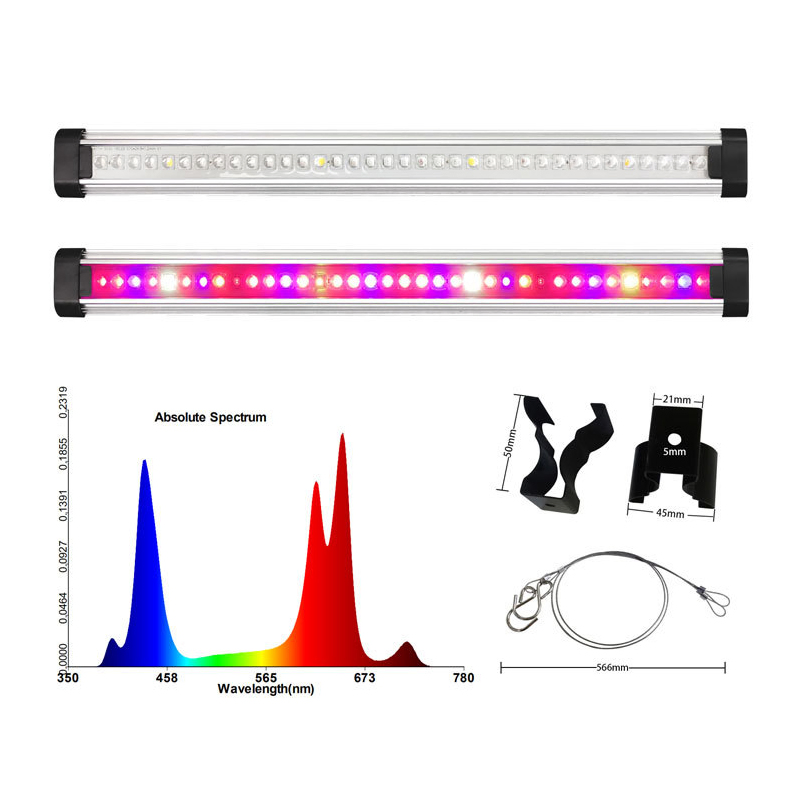 100W Undercanopy LED Grow Lights Bar Edge Lighting for Indoor Plants Full Spectrum Deep Red Supplemental Under Canopy Plant Lamp