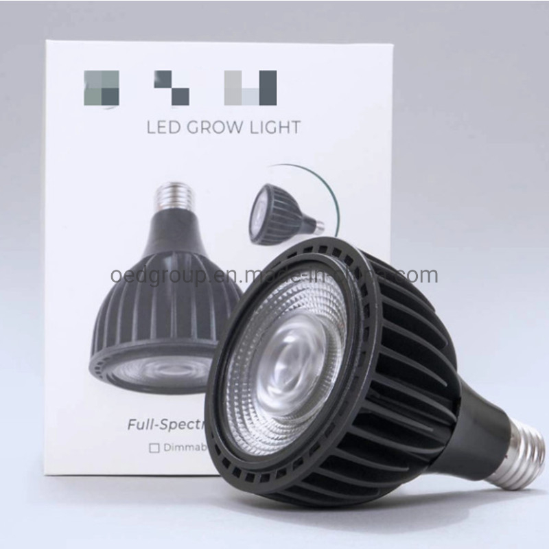 Indoor Garden Plant Growing Light Aluminum AC100-240V E26 E27 COB LED Grow Bulb Full Spectrum 25W LED Grow Light Kit