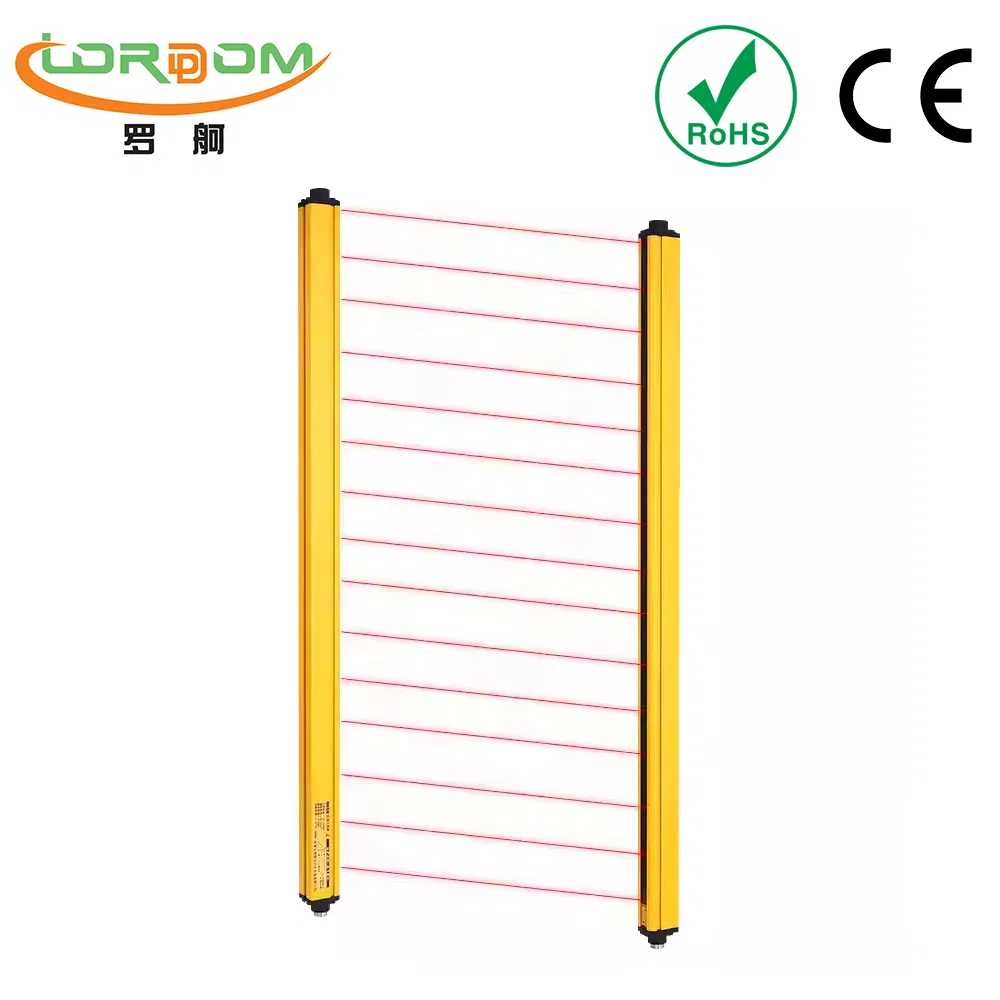 Safety Light Curtain Photoelectric Sensor with Customizable Sensing Distance for Industrial Protection