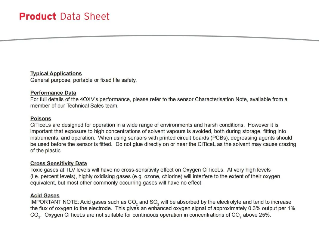 O2 Sensor Performance