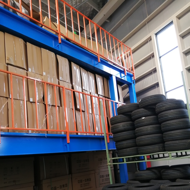 Competitive Industrial Storage Warehouse Mezzanine Steel Platform Racking System with Stairs