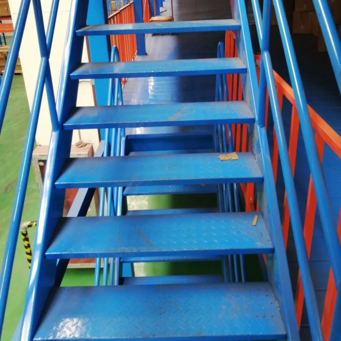 Dezhou Direct Factory Industrial Durable CE-Certified Powder Coated Steel Platform Warehouse Storage