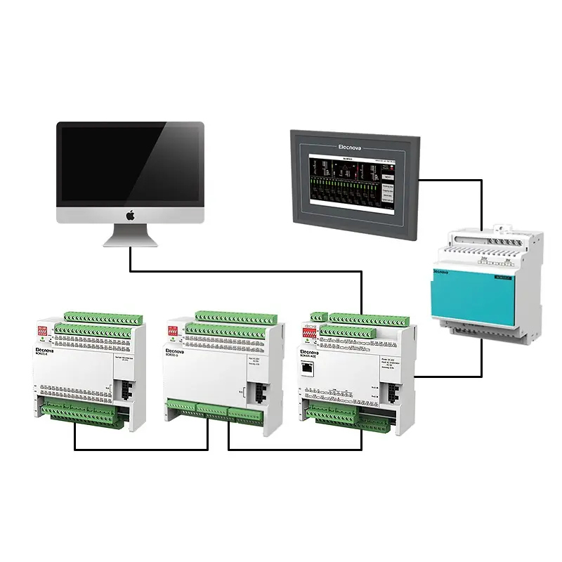 Energy Power Distribution Software Supervising Individual Module Industrial Control Scada Monitoring System