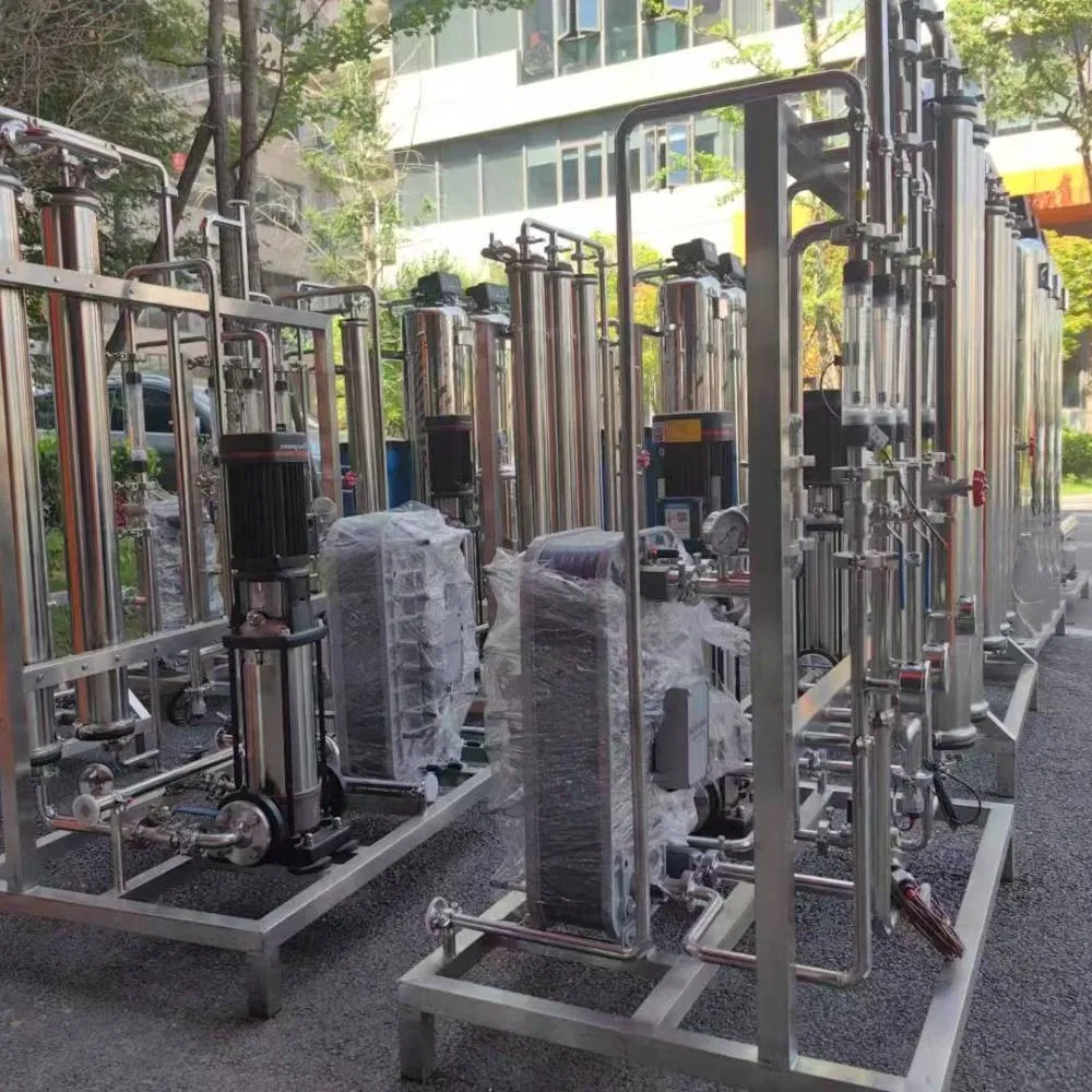 4t/H Industrial Reverse Osmosis System for High-Purity Water Production with PLC Control