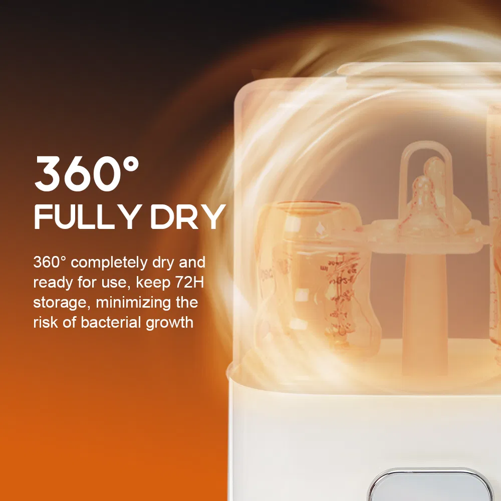 Multi-Function Digital Baby Bottle Sterilizer with Dryer and Twin Bottle Warmer