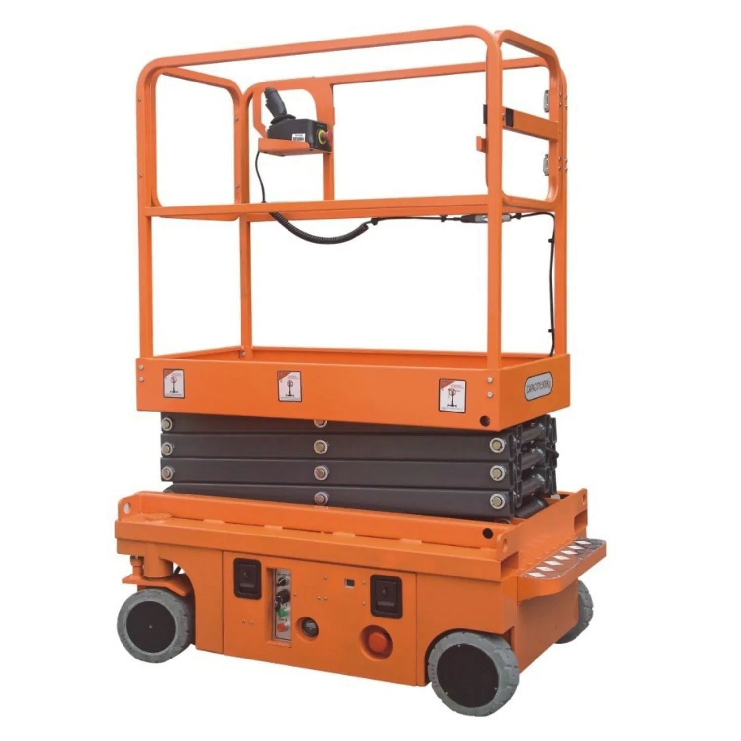 Premium Battery Powered 500kg 18m Aerial Work Platform, Safe Industrial Aerial Lift Platform with Complete Safety Protection Devices