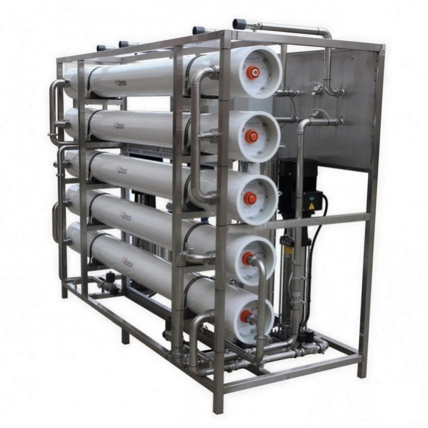 Automated Reverse Osmosis Seawater Desalination System with Cloud Based Monitoring for Performance Tracking Predictive Maintenance and Operational Data