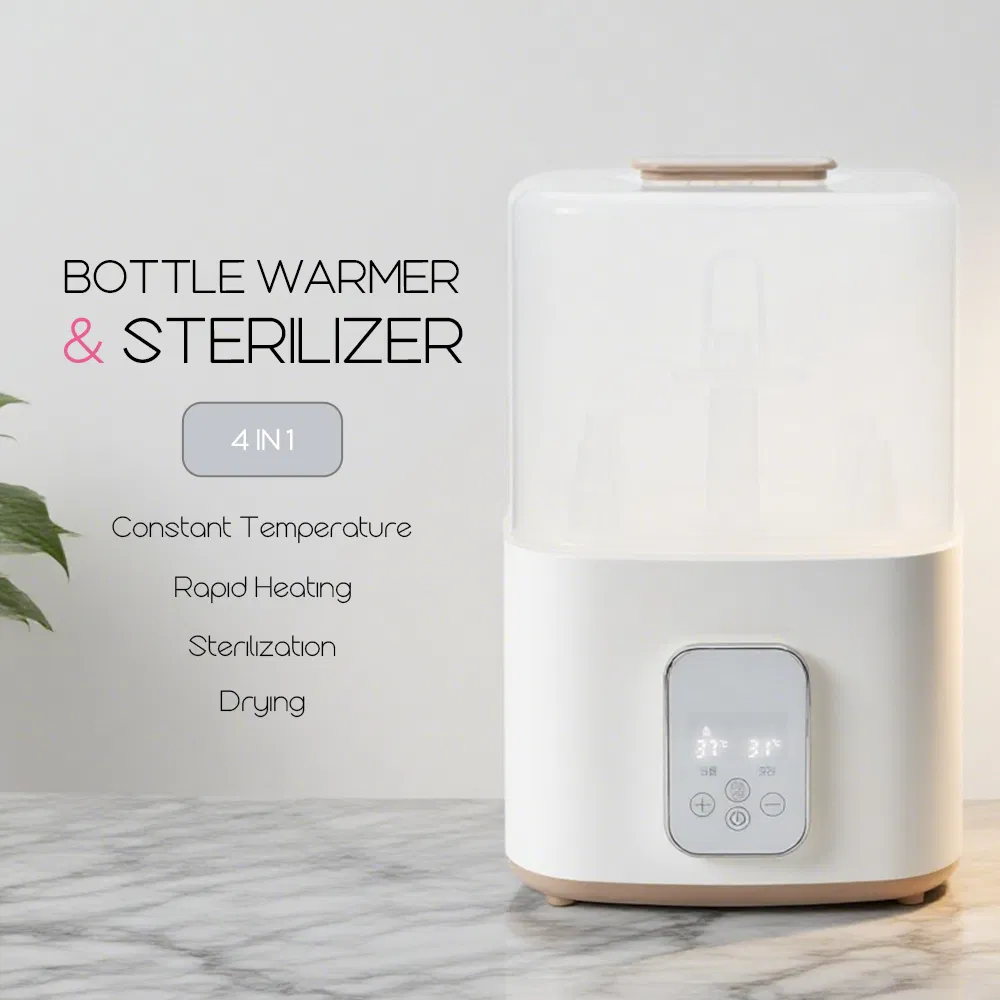 Multi-Function Digital Baby Bottle Sterilizer with Dryer and Twin Bottle Warmer