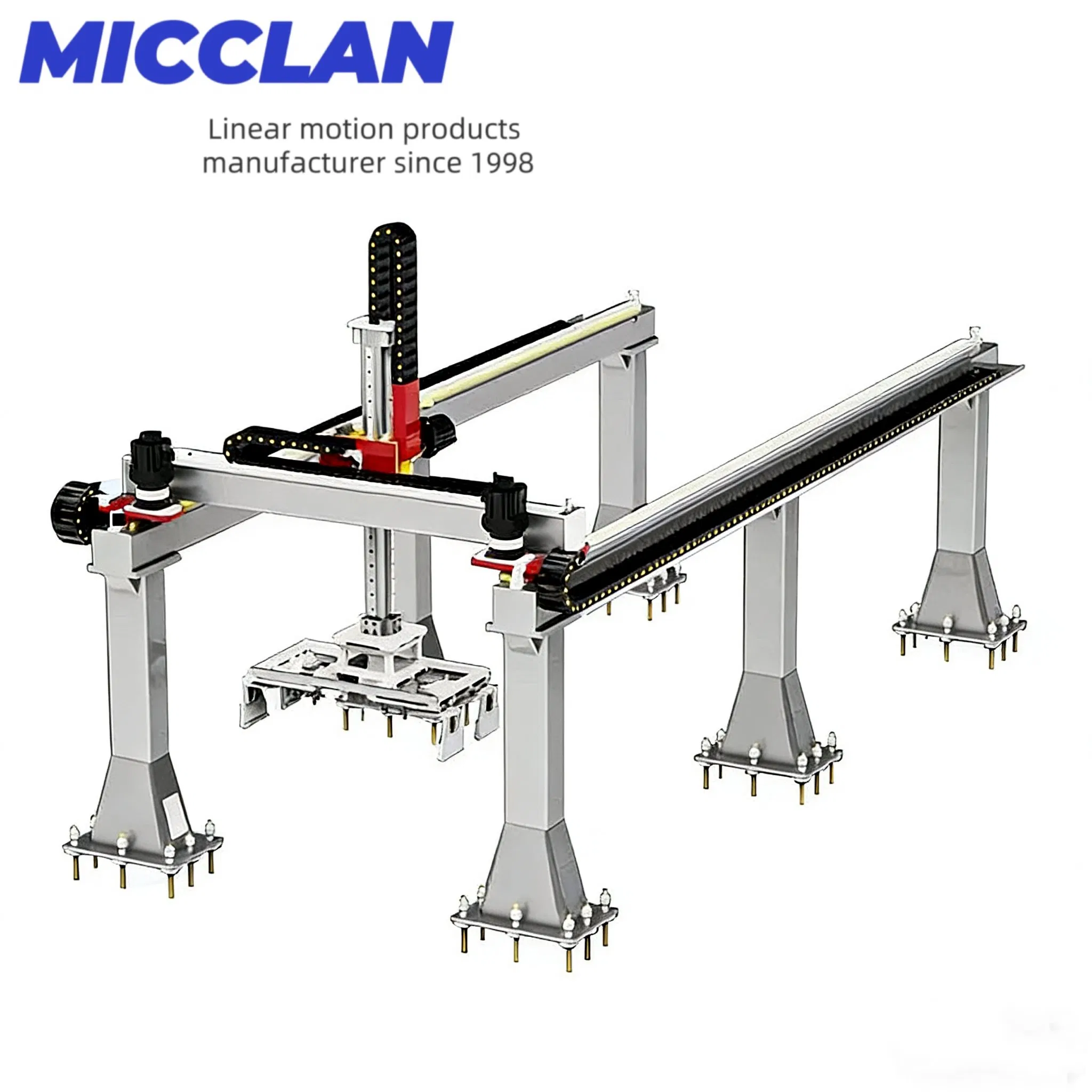 High Precision Gantry &amp; Cartesian Linear Robotic Palletizing System for Automated Warehouse Solutions