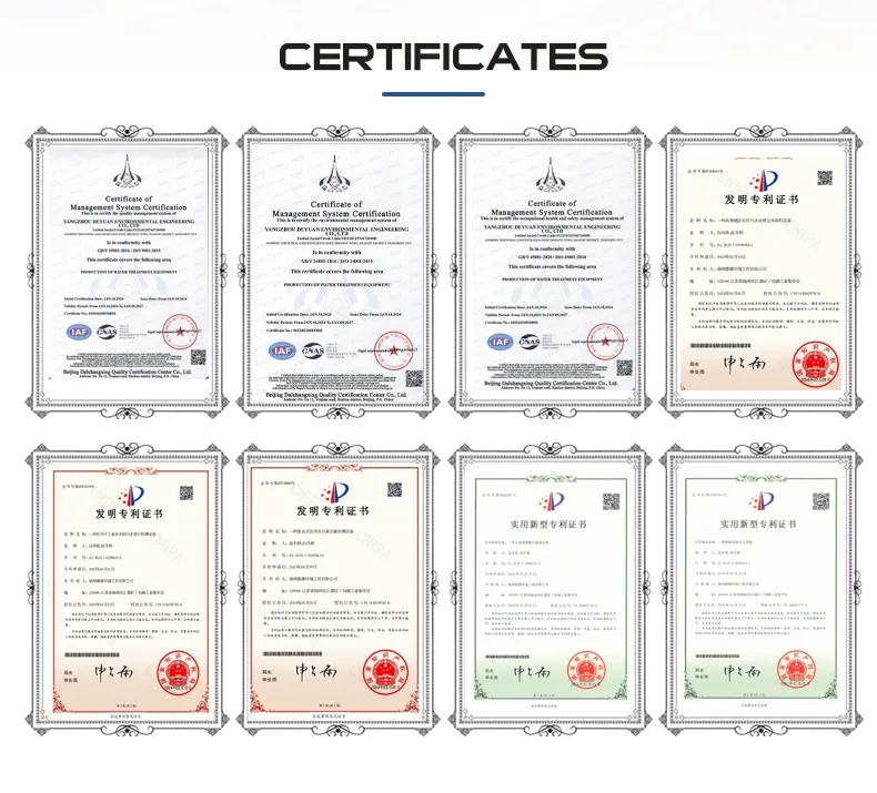 Certificates