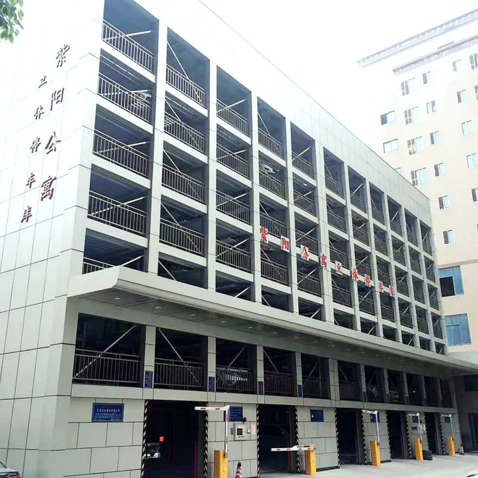 Automated Parking Tower with Vehicle Condition Monitoring and Damage Prevention System Ensuring Safety