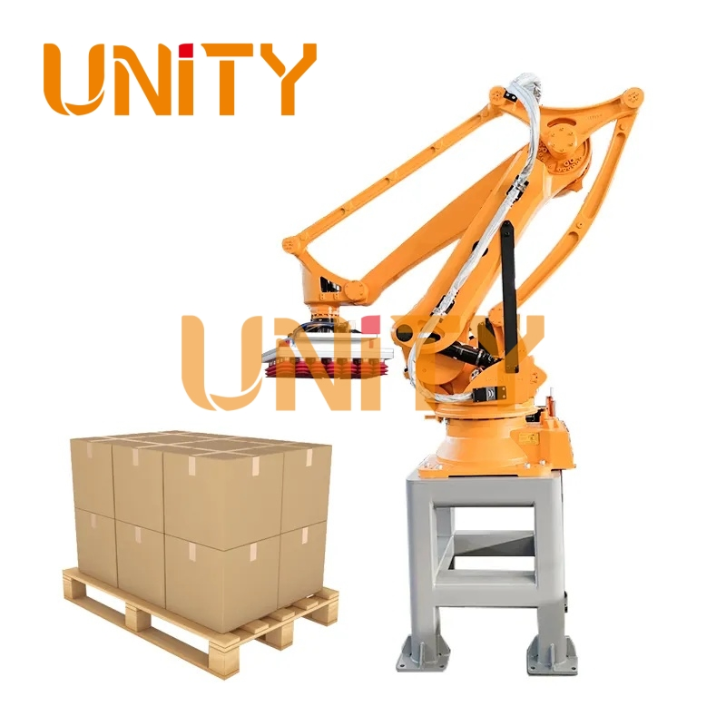 Advanced Fully Automatic Industrial Robotic Palletizer System for Efficient Warehousing