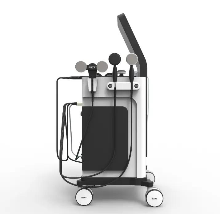 Smart Tecar PRO 3 in 1 Back Knee Pain Relief EMS RF Cet Ret Therapy Physiotherapy Tecar Diathermy ED Therapy Shock Wave