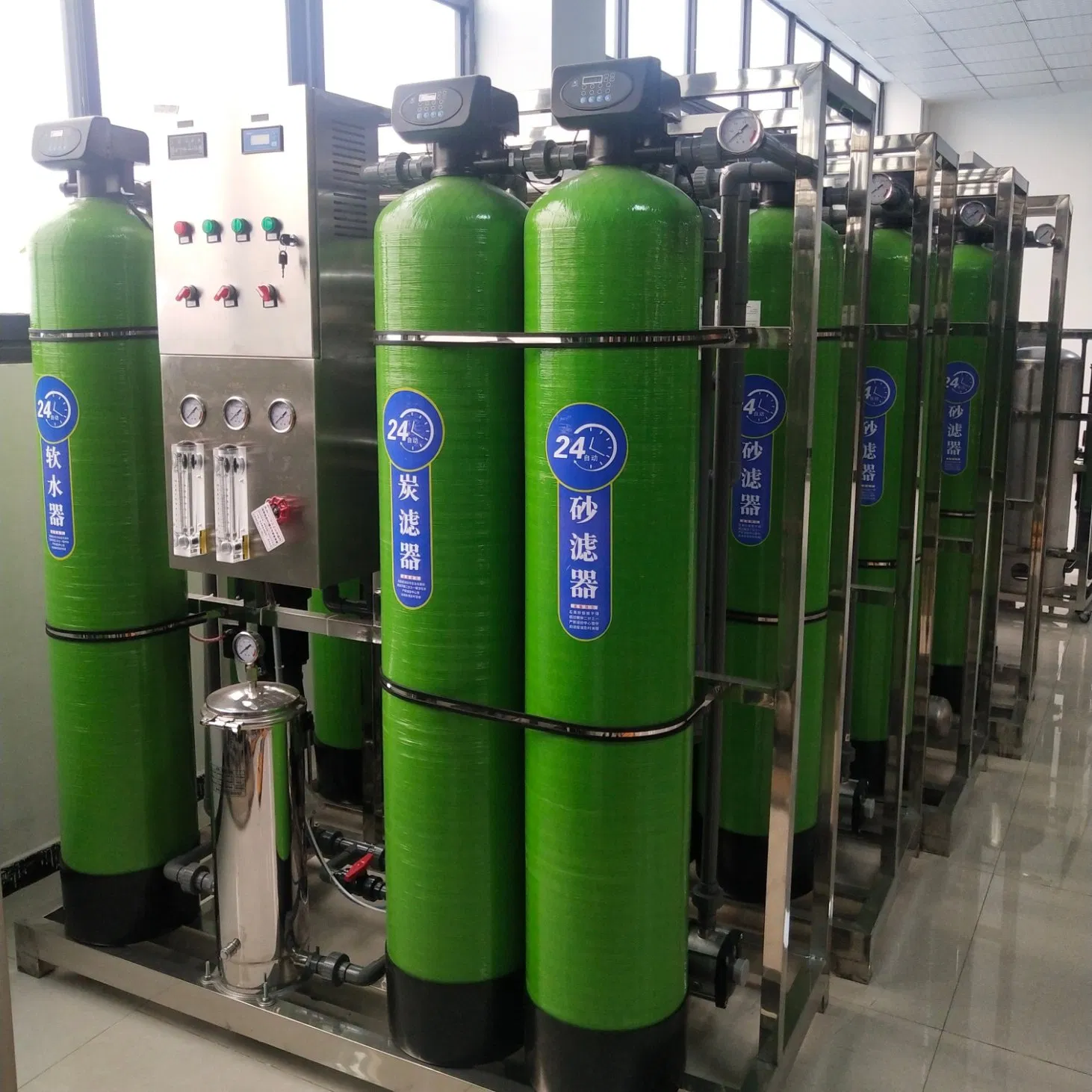 PLC Control Reverse Osmosis Water Purification System for Industrial Water Treatment