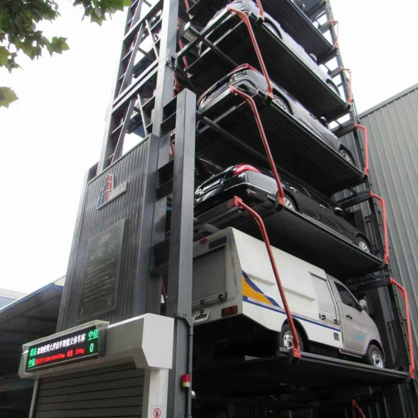 Advanced Nine Floor Vertical Rotary Parking System with Predictive Maintenance for SUV Usage