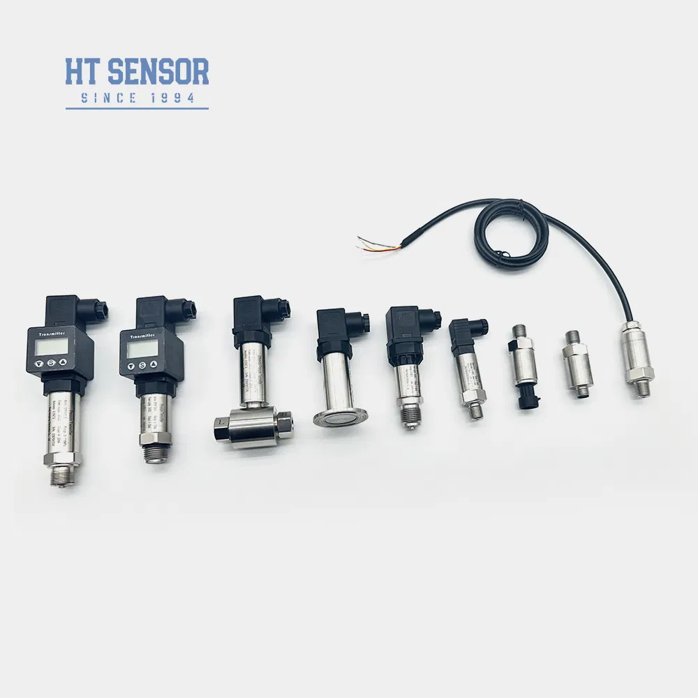 HTsensor 4-20mA Oil &nbsp;Air Water Pressure Transmitter &nbsp;Silicon Pressure Sensor Industrial Transducer