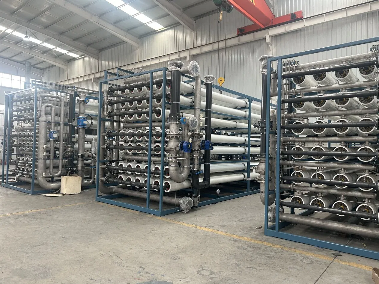 Hot Selling Industrial Water Purifier System with PLC Control Engine &amp; Gearbox Reverse Osmosis 1 Year Warranty 1000L/Hour