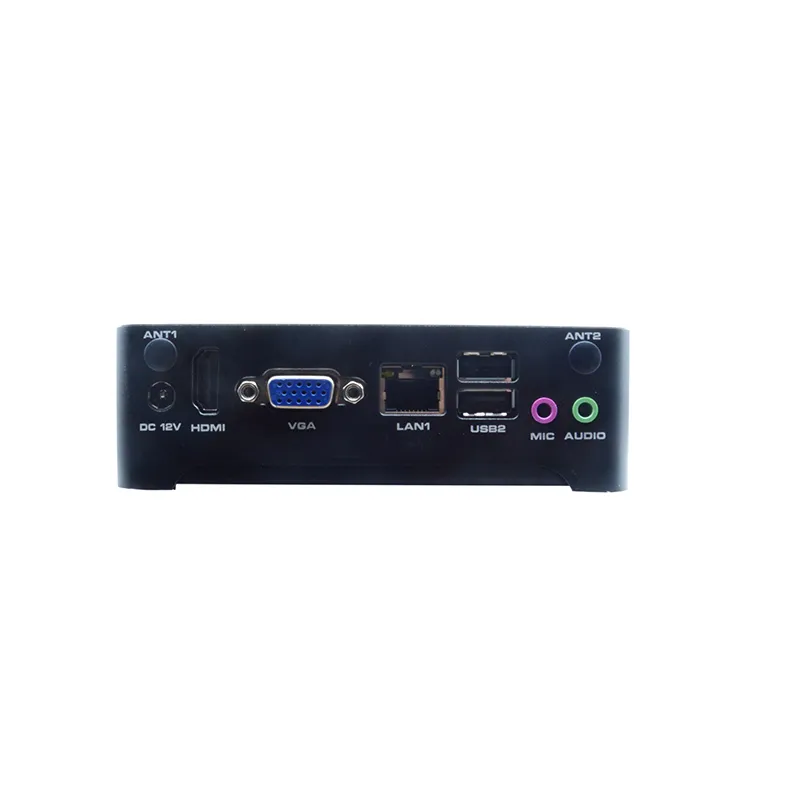 Industrial Fanless Mini PC Front View