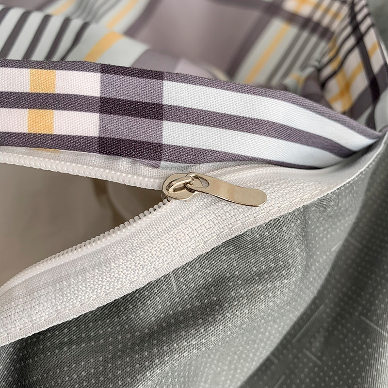 Premium 4 PCS 100%Cotton Digital Printing Striped Bedding Set Twin Full Queen King Size Bedsheets Bed Set Bedding Set