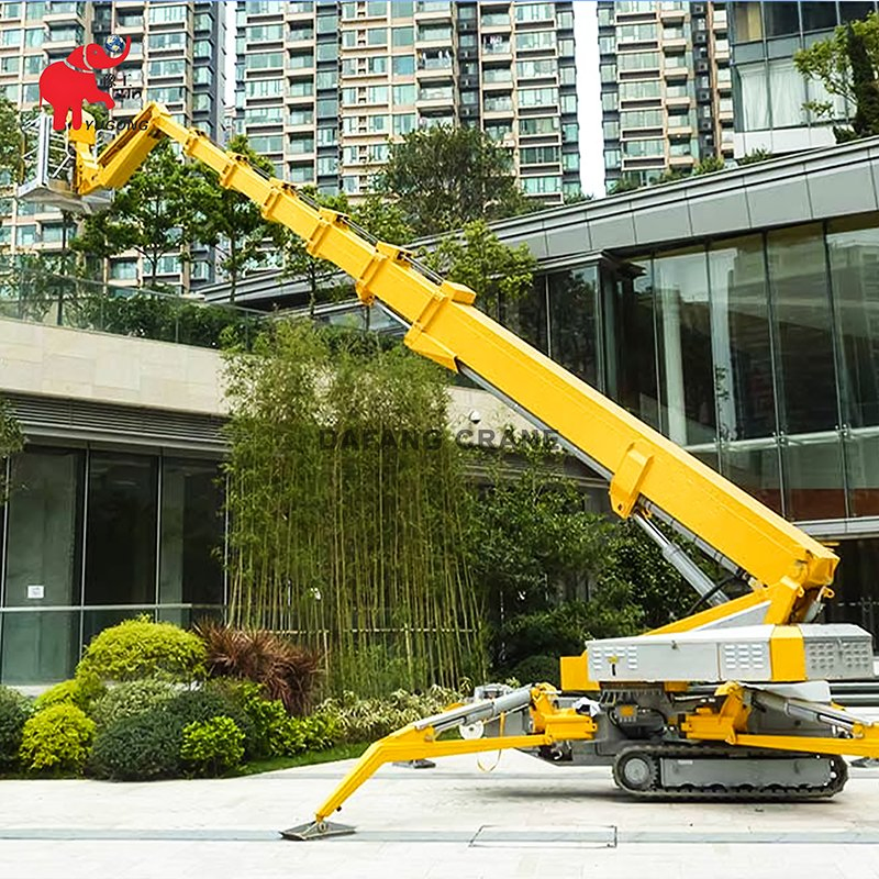 Customizable Flexible Industrial Assembly High-Altitude Operations Use 10 12 15 18 20 M Lifting Height Towable Articulating Boom Lift Platform