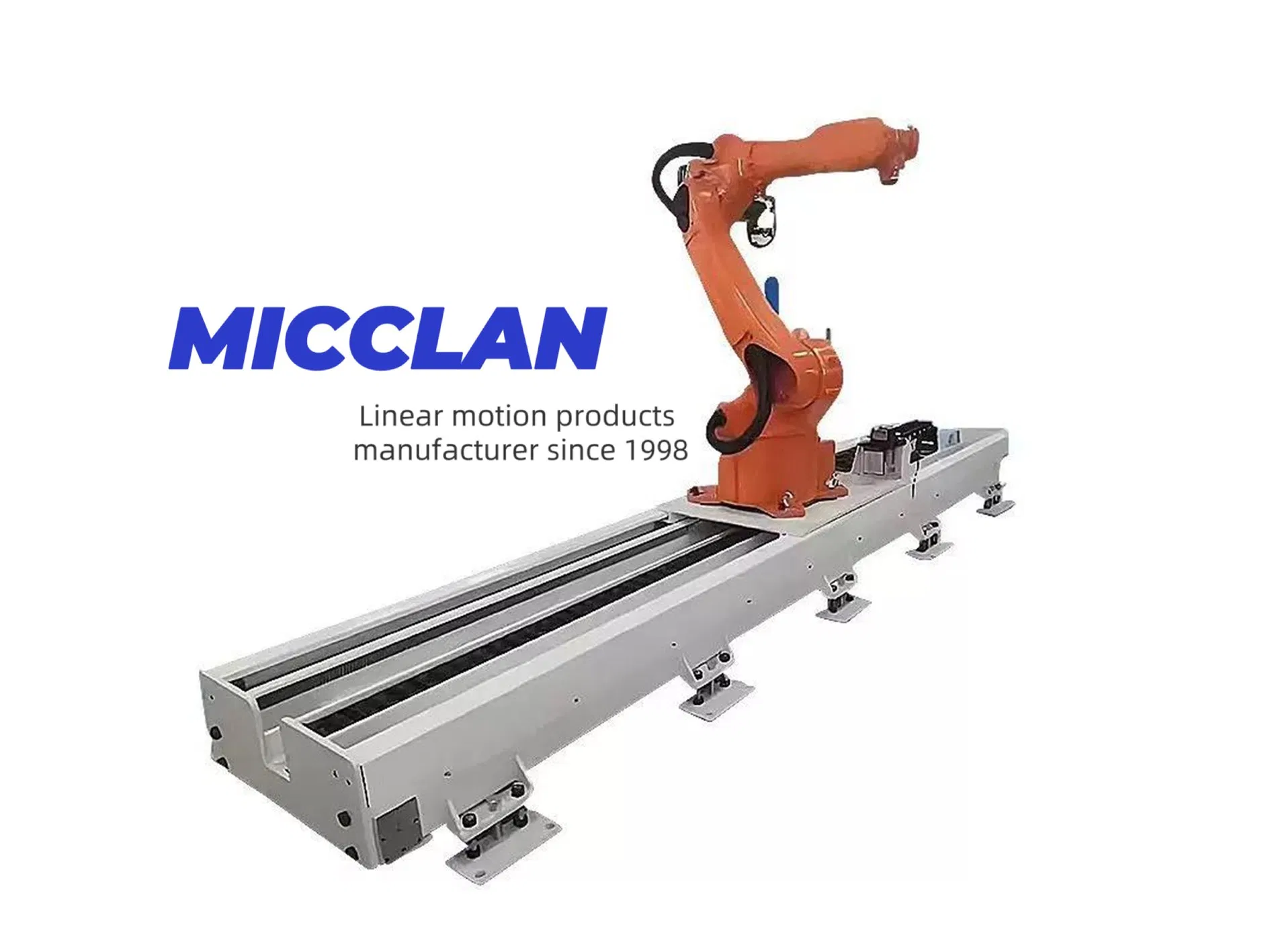 Heavy-Duty 7th Axis Linear Rail System for Industrial Robot Automation