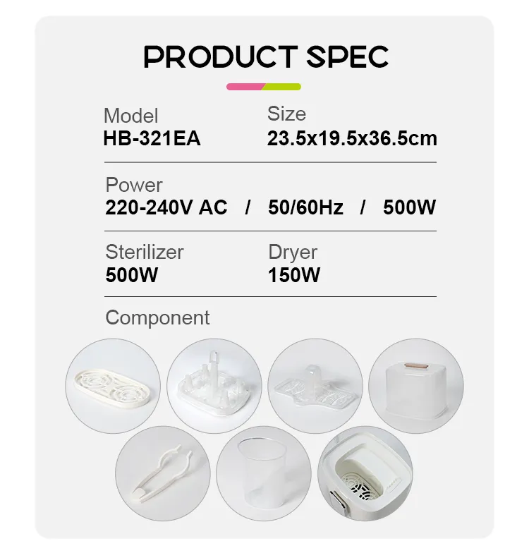 Digital Baby Bottle Sterilizer 9