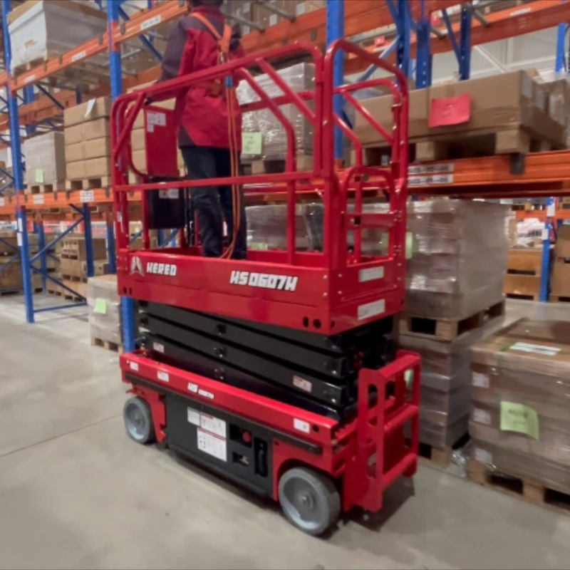 Hydraulic Scissor Lift Table and Platform 4-8m Lifting Height Robust Design Industrial Maintenance