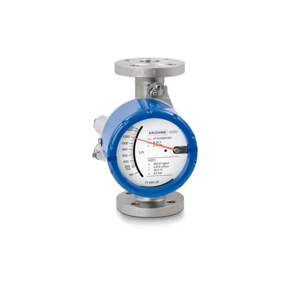 Krohne Flow Meter H250 M40 Metal Variable Area Flowmeter for Liquid Gas
