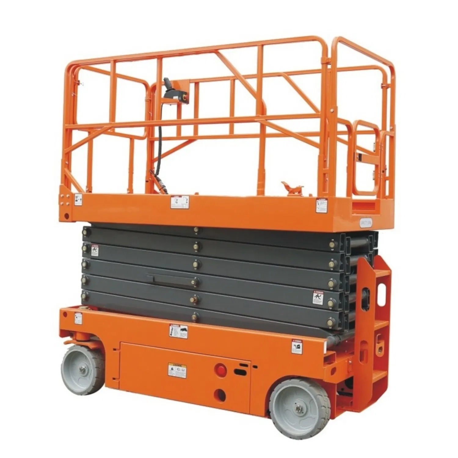 Premium Battery Powered 500kg 18m Aerial Work Platform, Safe Industrial Aerial Lift Platform with Complete Safety Protection Devices