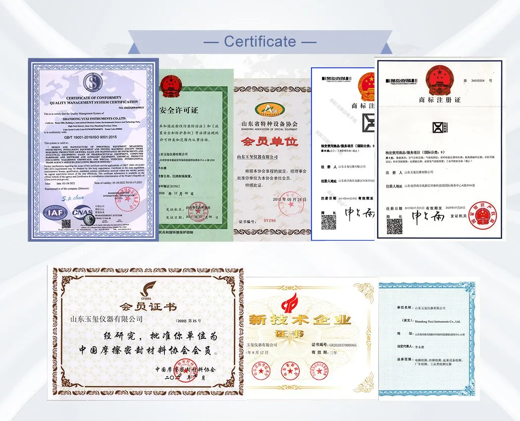 Certificates