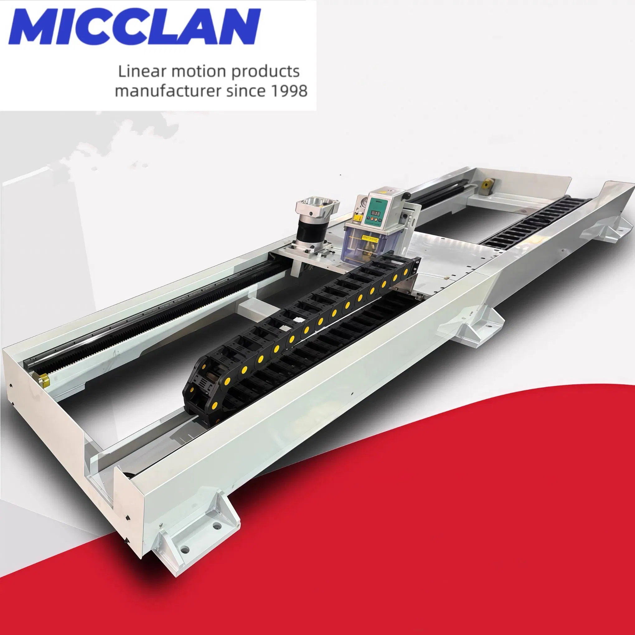 Heavy-Duty 7th Axis Linear Rail System for Extended Travel Applications