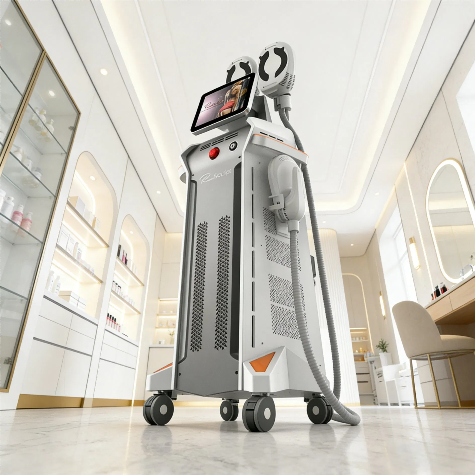 Factory Price 15 Tesla 5 Handles Neo RF Body Slim Sculpting Machine EMS