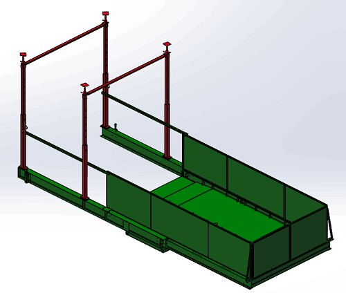 Industrial High-Rise Construction Metal Work Platform for Efficient Industrial Loading Unloading Suspended Platforms