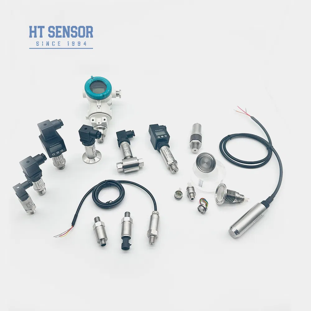 HTsensor 4-20mA Oil &nbsp;Air Water Pressure Transmitter &nbsp;Silicon Pressure Sensor Industrial Transducer