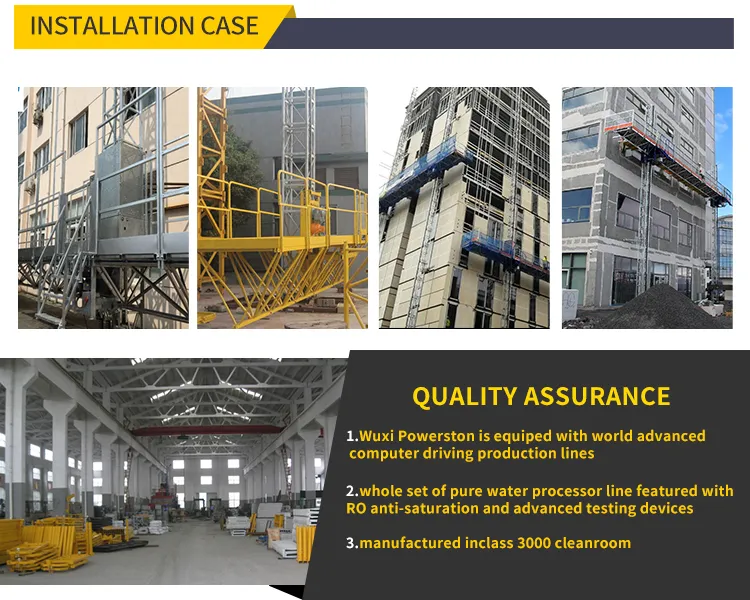 Mast Climbing Platform Detail 1