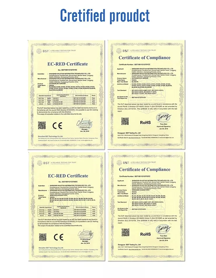 Product Certifications