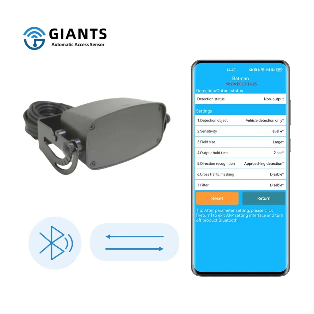 Smart Microwave Motion Sensor for Automatic Industrial and Garage Door Sliding Door Motion Sensor Radar