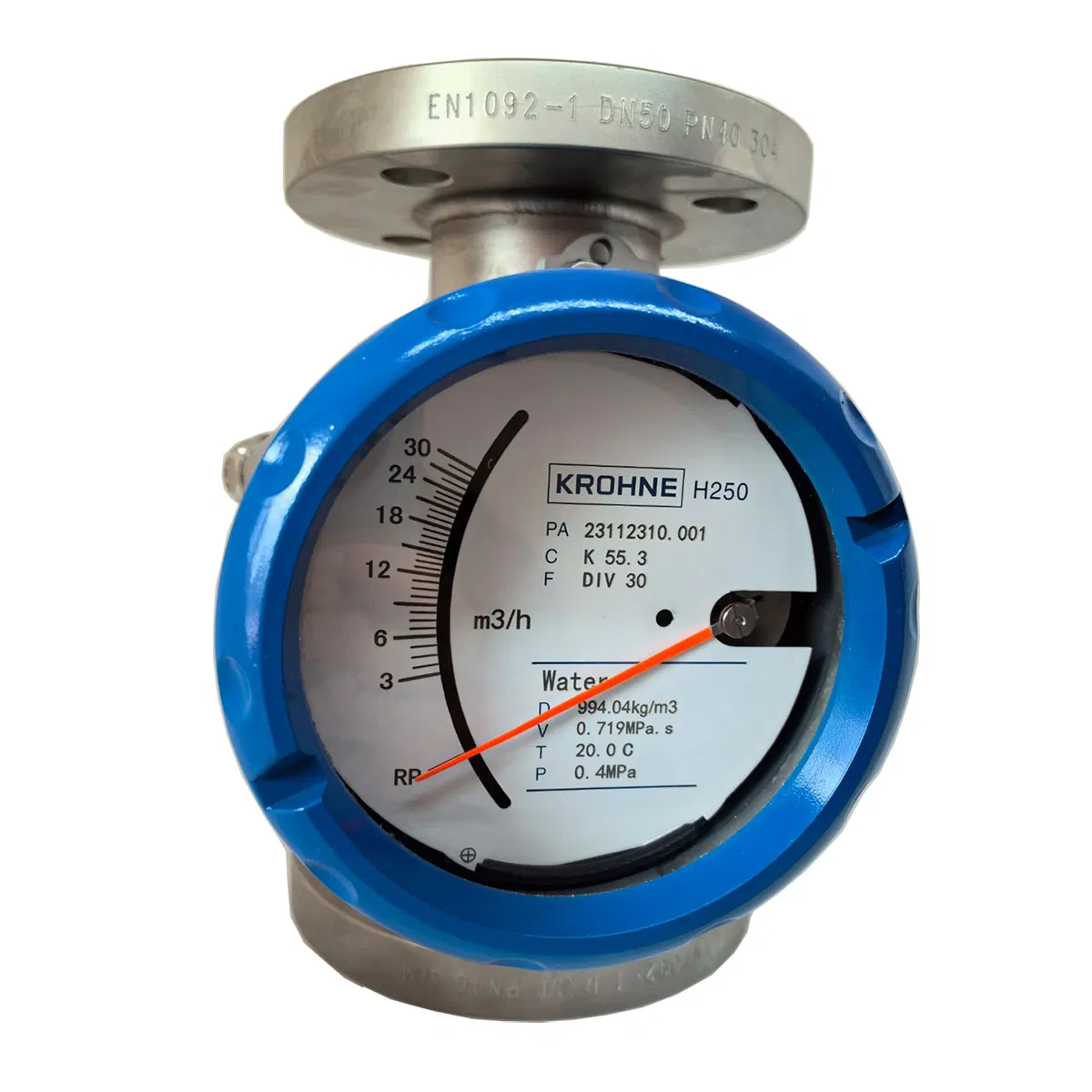 Krohne Flow Meter H250 M40 Metal Variable Area Flowmeter for Liquid Gas
