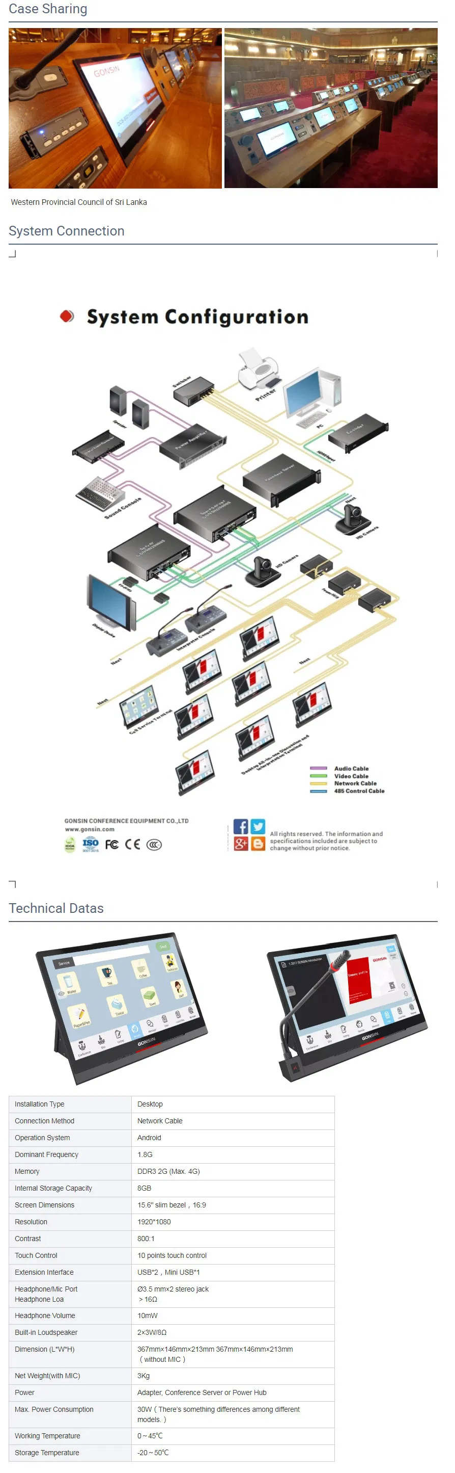 Paperless Microphone System Details