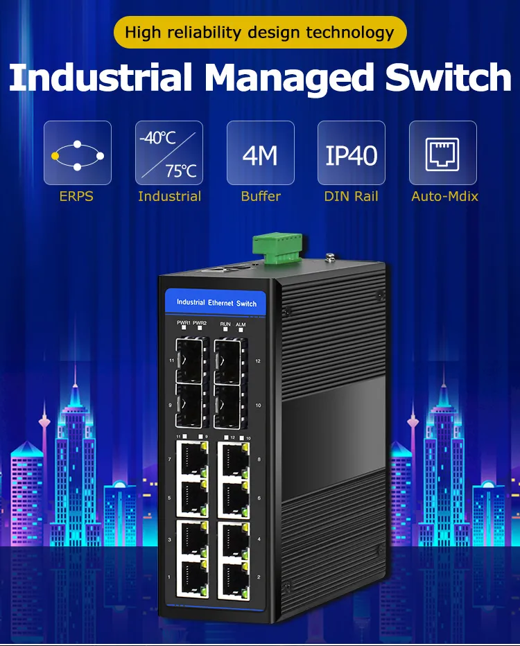 Industrial Network Poe Switch Details