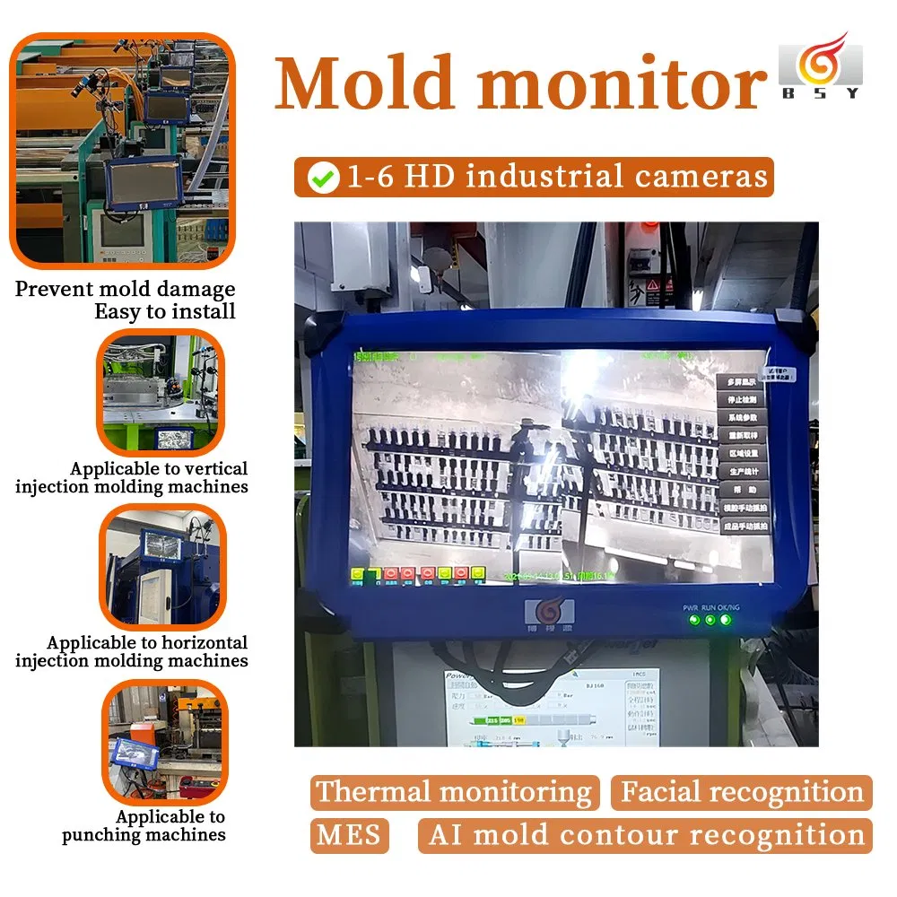 Smart Mold Monitoring System for Injection Machines Auto-Alarm for Abnormal Conditions