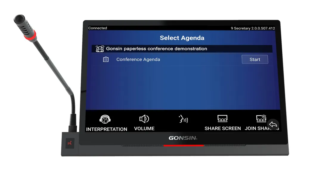 Conference System Main View