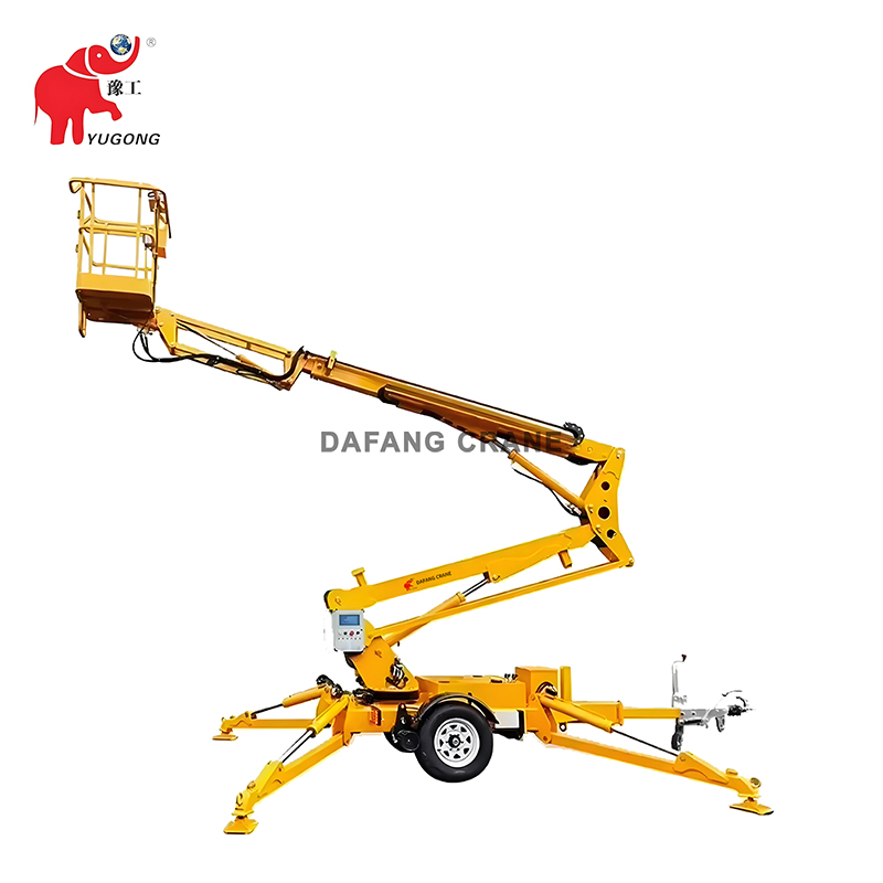 Customizable Flexible Industrial Assembly High-Altitude Operations Use 10 12 15 18 20 M Lifting Height Towable Articulating Boom Lift Platform