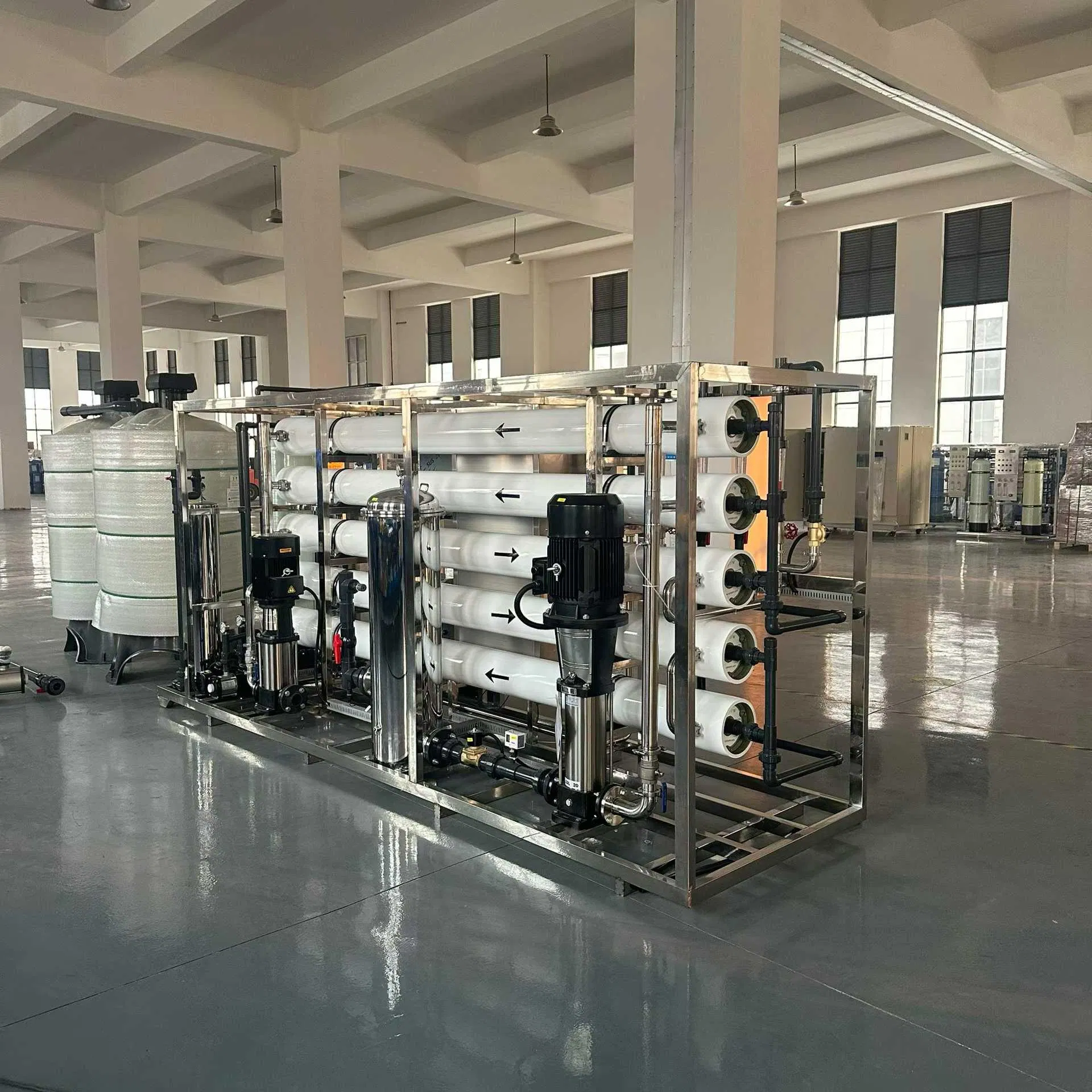 PLC Control Pump Reverse Osmosis Water Purifier System for Industrial Application